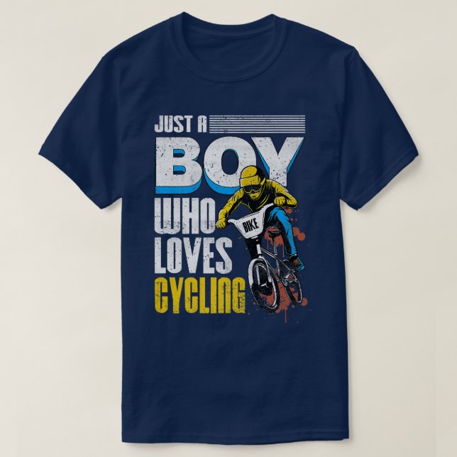 Biker Bicycle Cycling Cycle Rider Bike Ride 184 T-Shirt (Design Front)