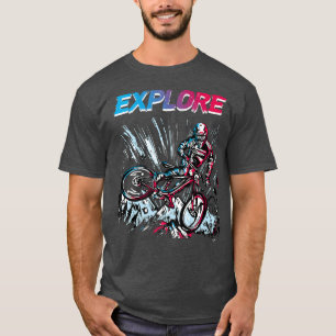 Biker Bicycle Cycling Cycle Rider Bike Ride 190 T-Shirt