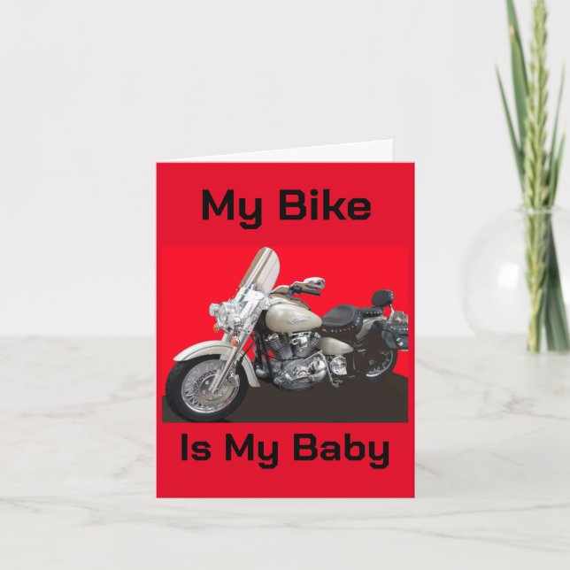biker birthday card (Front)