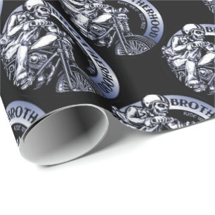 Biker Brotherhood Wrapping Paper