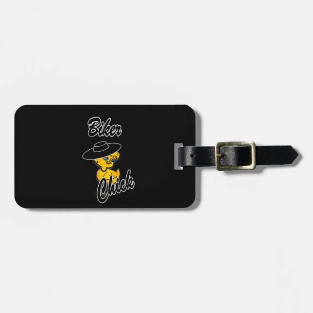 Biker Chick #4 Luggage Tag (Front Horizontal)