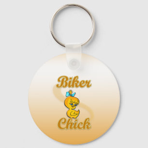 Biker Chick Key Ring