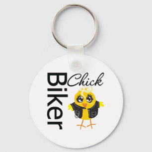 Biker Chick Key Ring