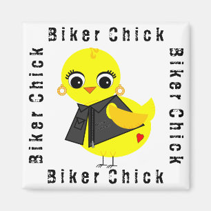 Biker Chick Magnet