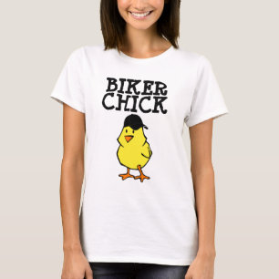 BIKER CHICK, Motorcycle LADIES T-SHIRTS TEES