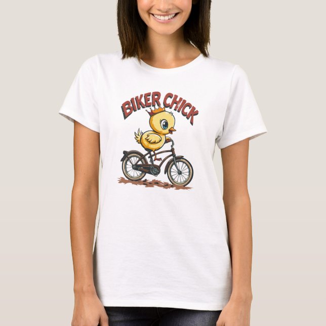 Biker Chick T-Shirt (Front)