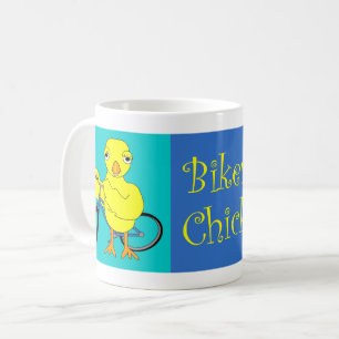 Biker Chick Text Coffee Mug