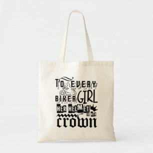 Biker Chick Tote Bag