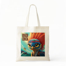Biker Chick Tote Bag
