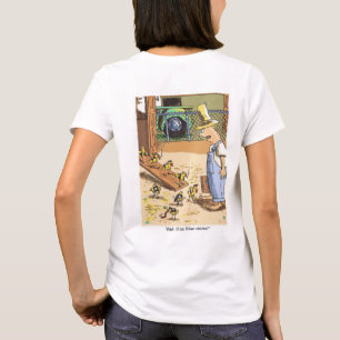 Biker Chicks Original Cartoon women shirt back