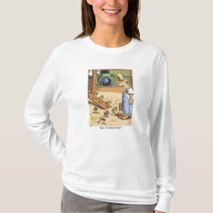 Biker Chicks women white long sleeve shirt