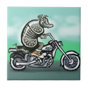 Biker Club Dillo Ceramic Tile