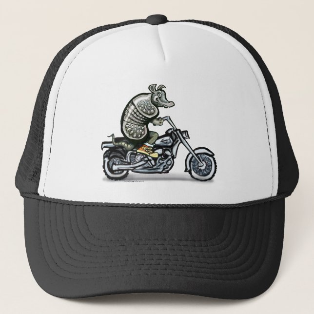 Biker Club Dillo Trucker Hat (Front)