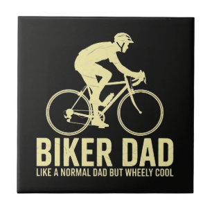 Biker Dad Like A Normal Dad Ceramic Tile