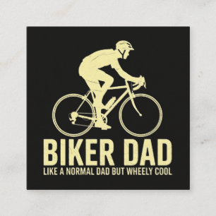 Biker Dad Like A Normal Dad Enclosure Card