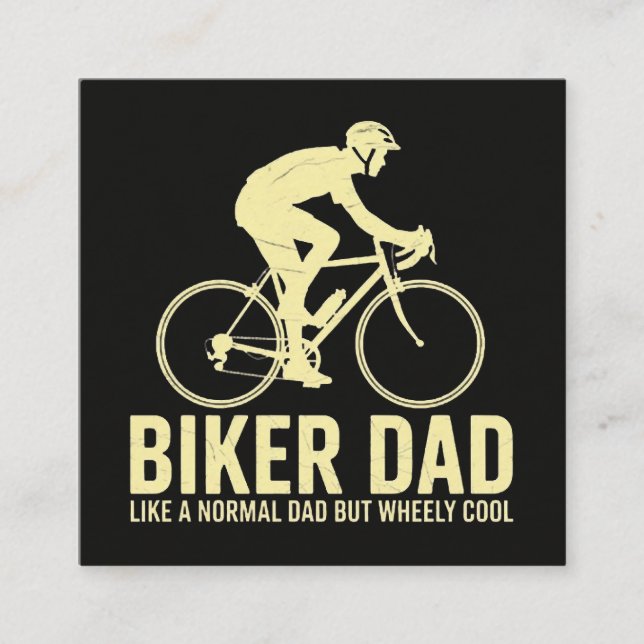 Biker Dad Like A Normal Dad  Enclosure Card (Front)