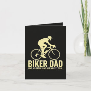 Biker Dad Like A Normal Dad Holiday Card
