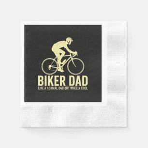 Biker Dad Like A Normal Dad Napkin