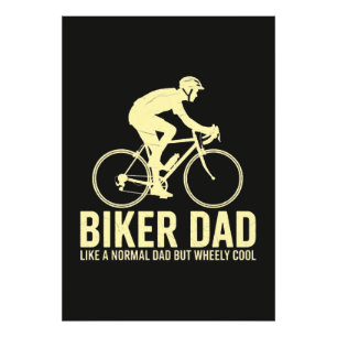 Biker Dad Like A Normal Dad Photo Print