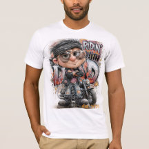 Biker Dad Motor Ridin