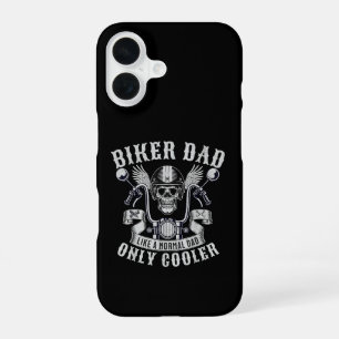 Biker Dad Motorcycle Father Rider Biker Dad Father iPhone 16 Case