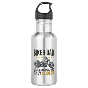 Biker Dad Vintage Motorcycle Quote Shirt_1 532 Ml Water Bottle