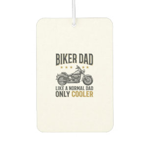 Biker Dad Vintage Motorcycle Quote Shirt_1 Car Air Freshener