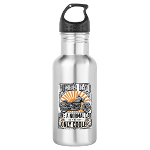 Biker Dad Vintage Motorcycle Vector Design_1 532 Ml Water Bottle