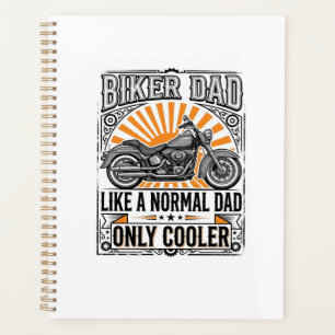 Biker Dad Vintage Motorcycle Vector Design_1 Planner