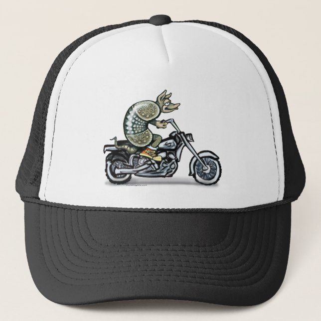 Biker Dillo Trucker Hat (Front)