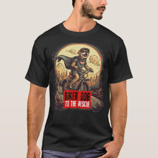 Biker Dog to the Rescue 3 T-Shirt