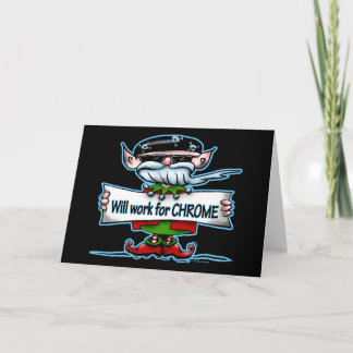 Biker Elf customisable holiday gifts
