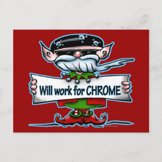 Biker Elf customisable holiday gifts