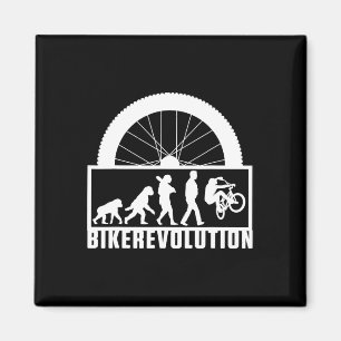 Biker Evolution Cycling Bike Bmx Mtb Mountain Biki Magnet