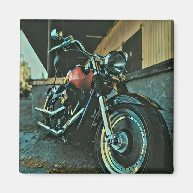 Biker gifts magnet (Front)