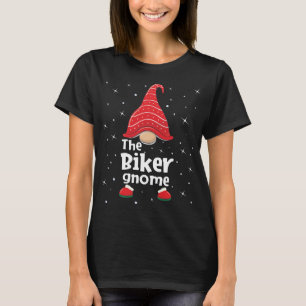 Biker Gnome Family Matching Christmas Funny Pajama T-Shirt
