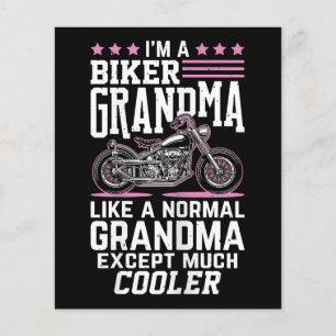 Biker Grandma - Motorbike Grandma Biker Grandma