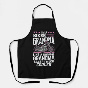 Biker Grandma - Motorbike Grandma Biker Grandma Apron