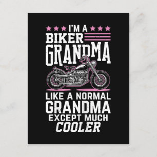 Biker Grandma - Motorbike Grandma Biker Grandma Enclosure Card