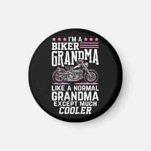 Biker Grandma - Motorbike Grandma Biker Grandma Magnet