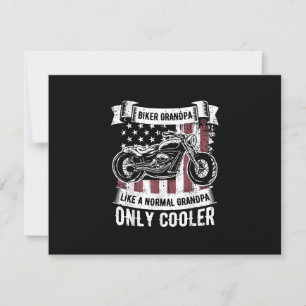 Biker Grandpa Ride Motorcycles Motorcycle Lovers R RSVP Card