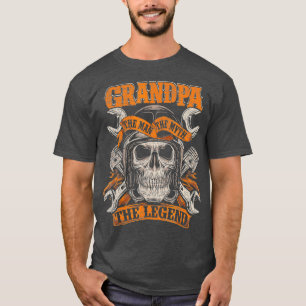 Biker Grandpa The Man The Myth The Legend T-Shirt