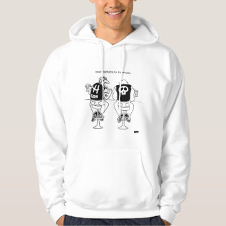 Biker Guys at Bar Hoodie