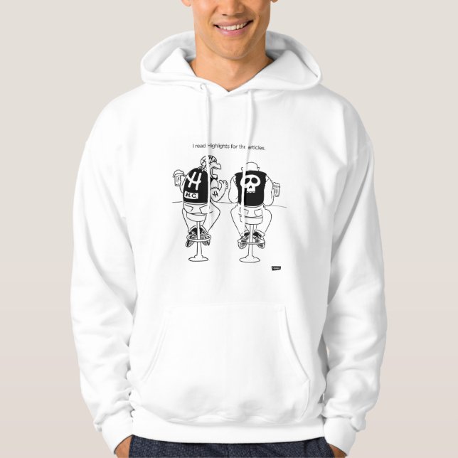 Biker Guys at Bar Hoodie (Front)