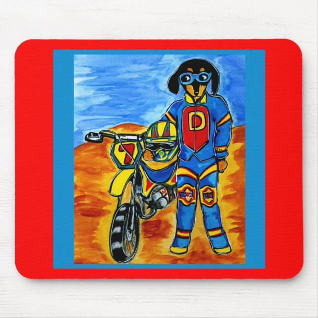 Biker Joanne Mouse Pad (Front)