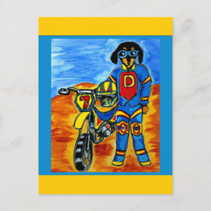 Biker Joanne Postcard