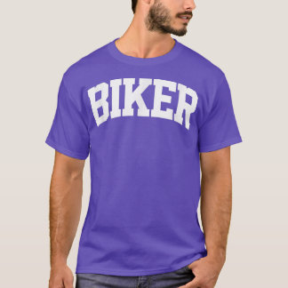 Biker Job Outfit Costume Retro College Arch Funny  T-Shirt