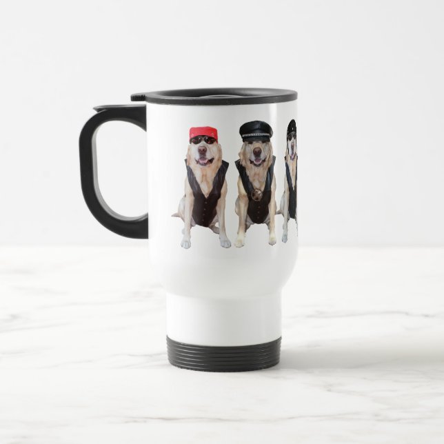 Biker Lab Travel Mug (Left)