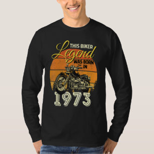 Biker Legend Men Motorcycle Biker Legend Was Born T-Shirt