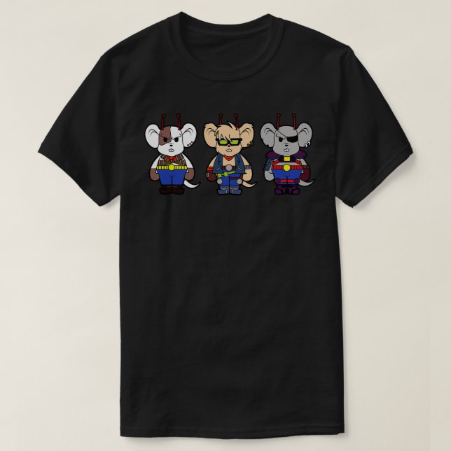 Biker Mice From Mars Chibi T-Shirt (Design Front)